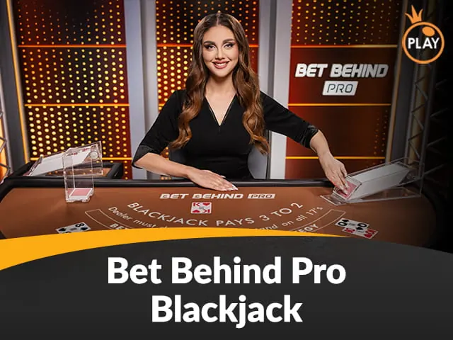 Bet Behind Pro Blackjack canlı masası