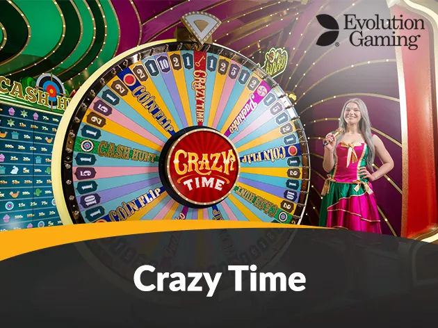 Evolution Crazy Time canlı çark oyunu