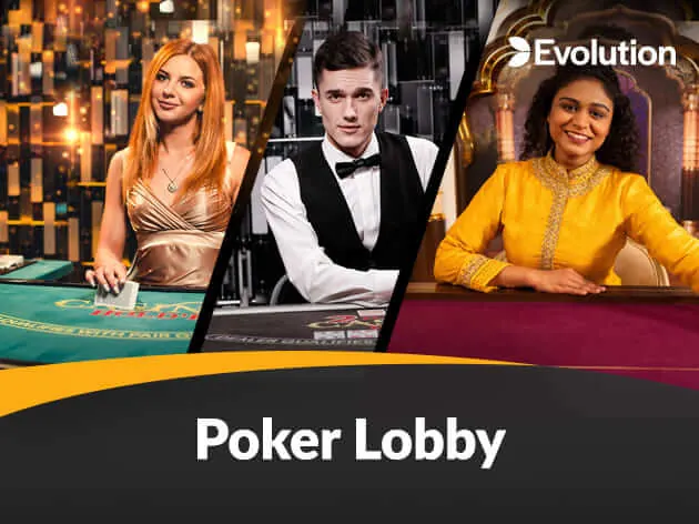 Evolution Poker Lobby canlı poker masaları